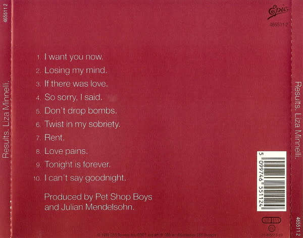 Liza Minnelli - Results CD Import