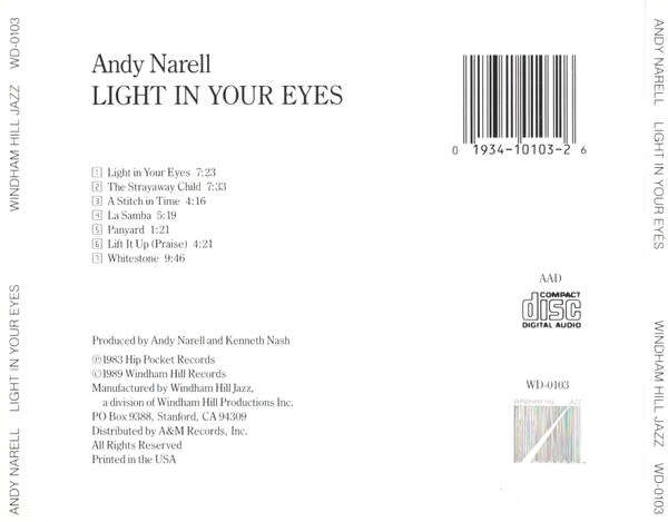 Andy Narell - Light In Your Eyes CD Import