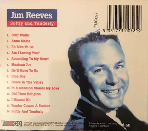 Jim Reeves - Softly & Tenderly Volume 1 CD Import