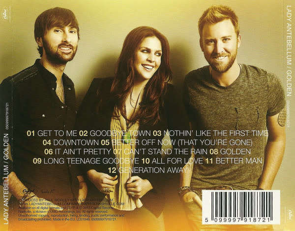 Lady Antebellum - Golden CD Import