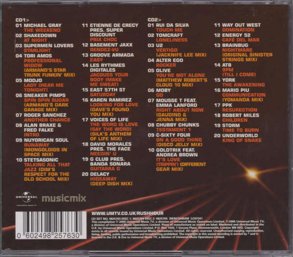Various - Rush Hour 2 Double CD Import