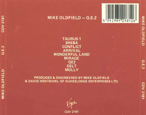 Mike Oldfield - QE2 CD Import