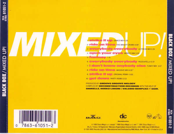 Black Box - Mixed Up! CD Import