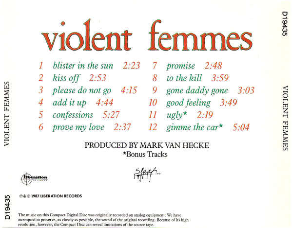 Violent Femmes - Violent Femmes CD Import