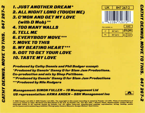 Cathy Dennis - Move To This CD Import