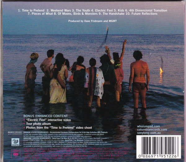 MGMT - Oracular Spectacular CD Import Digitpak