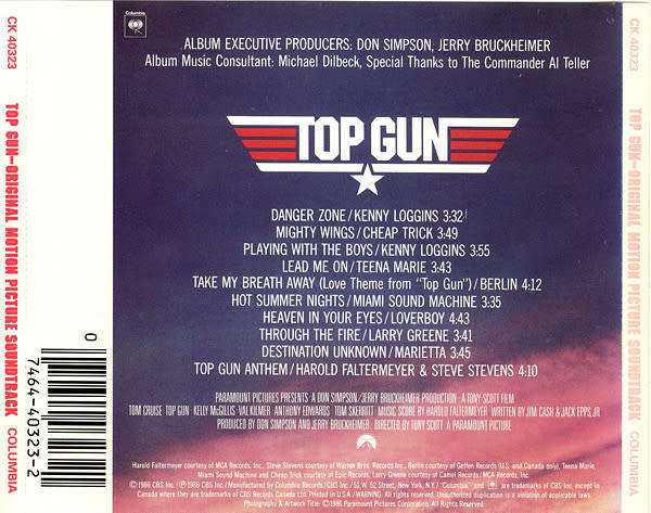 Soundtrack - Top Gun CD Import