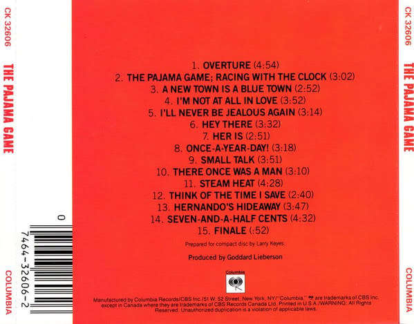 Soundtrack - The Pajama Game CD Import