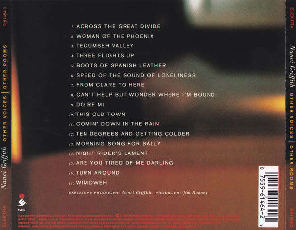 Nanci Griffith - Other Voices | Other Rooms CD Import