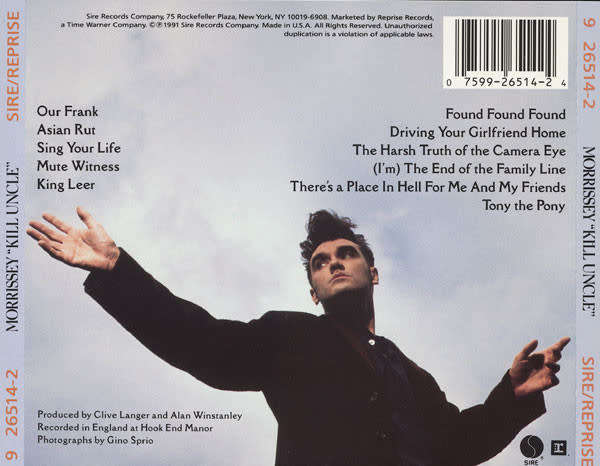 Morrissey - Kill Uncle CD Import