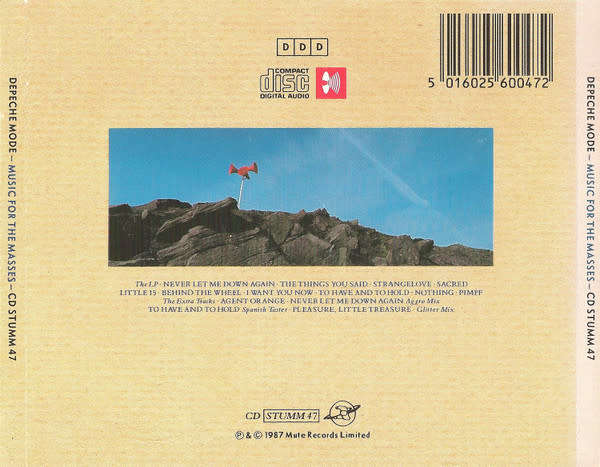 Depeche Mode - Music For the Masses CD Import