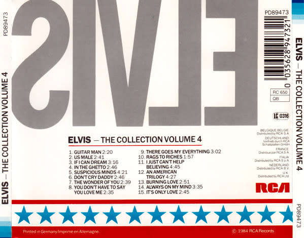 Elvis Presley - Collection Volume 4 CD Import