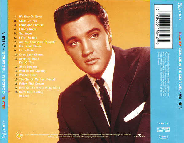Elvis Presley - Elvis` Golden Records - Volume 3 CD Import