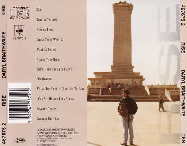 Daryl Braithwaite - Rise CD Import