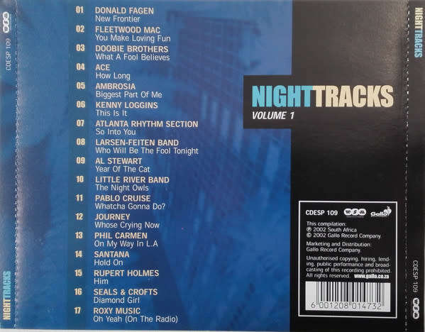 Various - Night Tracks Volume 1 CD