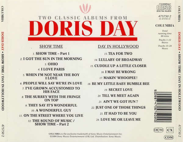Doris Day - Show Time / Day In Hollywood CD Import