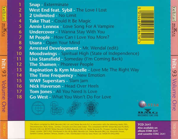Various - Hits 93 Volume One CD Import