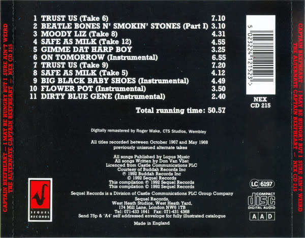 Captain Beefheart - I May Be Hungry But I Sure Ain`t Weird CD Import