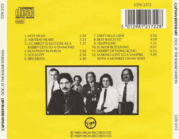Captain Beefheart & Magic Band - Doc At the Radar Station CD Import