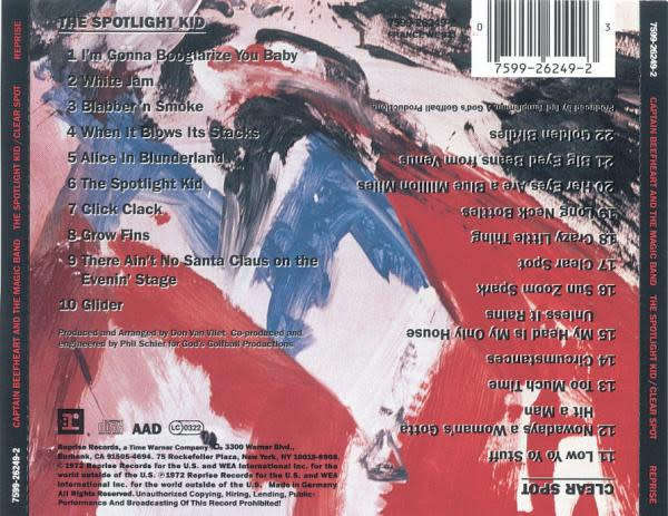 Captain Beefheart & Magic Band - Spotlight Kid / Clear Spot CD Import