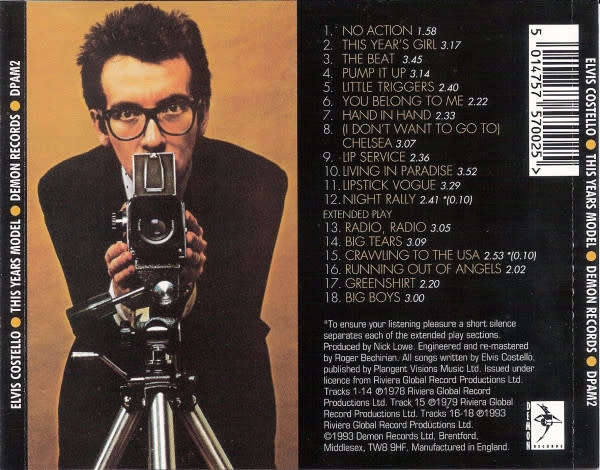 Elvis Costello - This Year`s Model CD Import