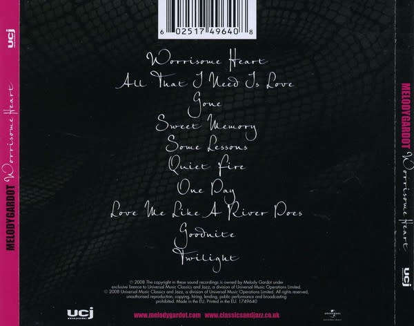 Melody Gardot - Worrisome Heart CD Import