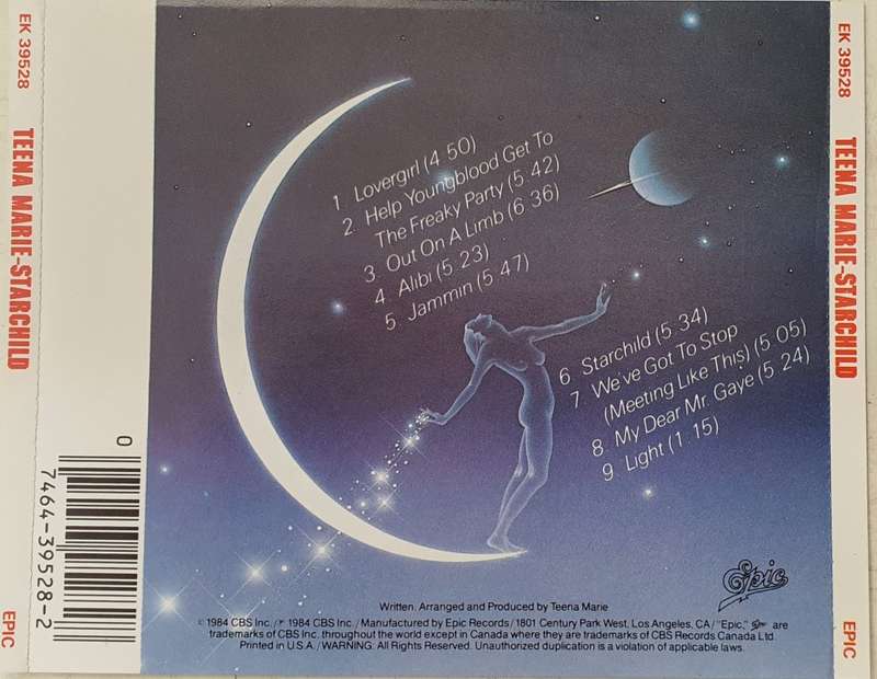 Teena Marie - Starchild CD Import