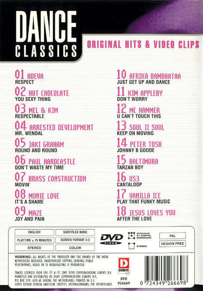 Various - Greatest DVD Music Collection 5x DVD Music Video Collection Import