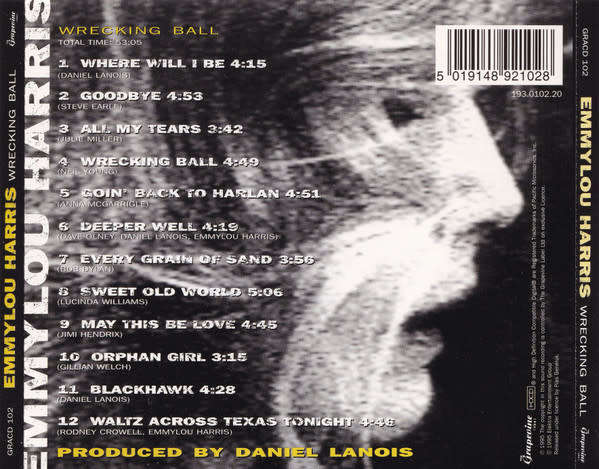 Emmylou Harris - Wrecking Ball CD Import