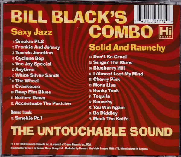 Bill Black`s Combo - Saxy Jazz / Solid & Raunchy CD Import