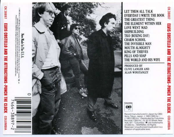 Elvis Costello & Attractions - Punch the Clock CD Import