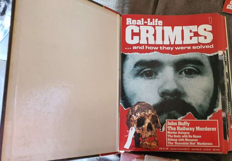 Real life crimes and how they were solved , magazine and file collection