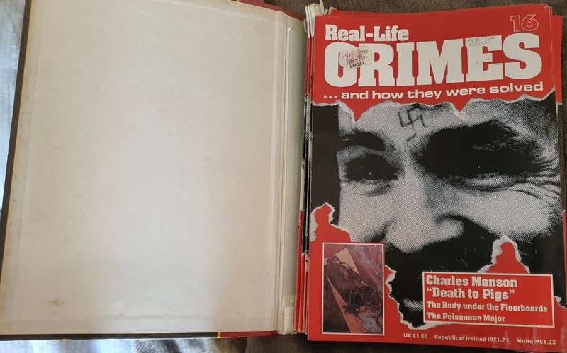 Real life crimes and how they were solved , magazine and file collection