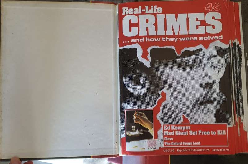 Real life crimes and how they were solved , magazine and file collection