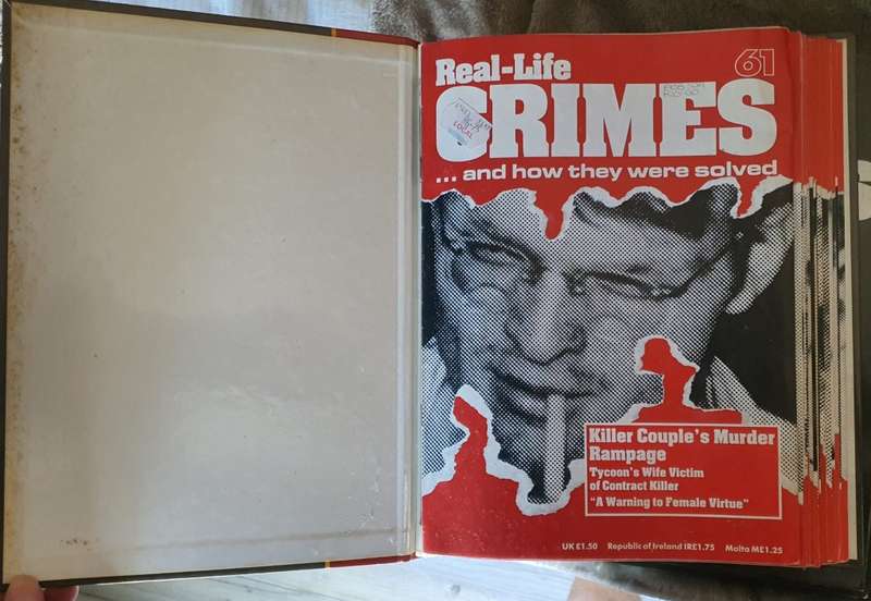 Real life crimes and how they were solved , magazine and file collection