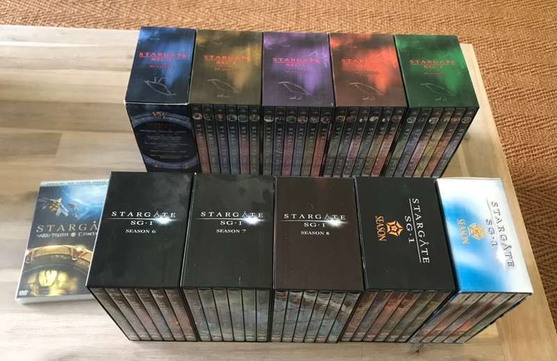 Stargate SG-1 Season 1 to 10 box sets plus Arc of Truth and Continuum full length movies