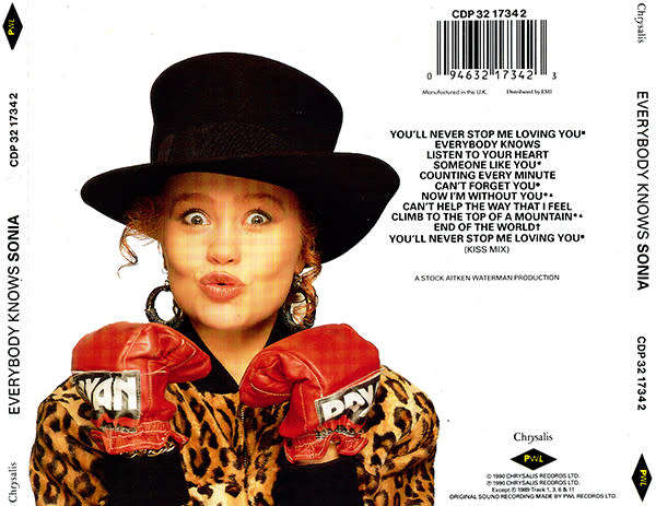 Sonia - Everybody Knows CD Import