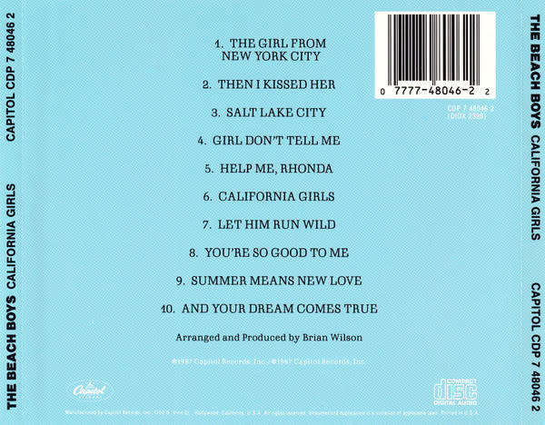 Beach Boys - California Girls CD Import
