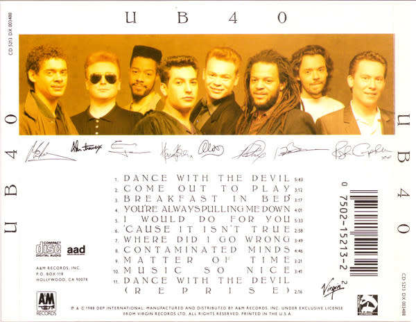 UB40 - UB40 CD Import