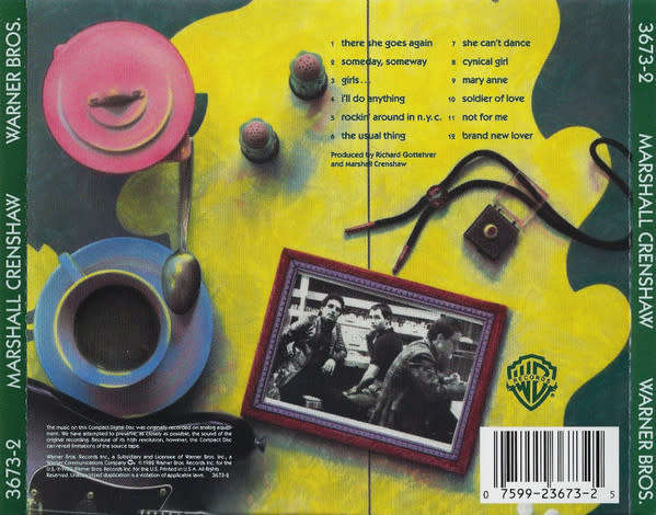 Marshall Crenshaw - Marshall Crenshaw CD Import