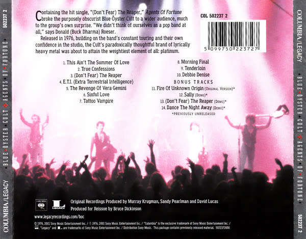 Blue Öyster Cult - Agents of Fortune CD Import