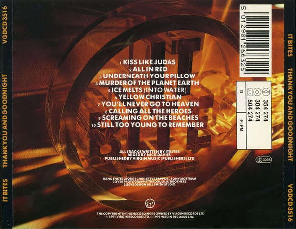 It Bites - Thankyou & CD Import