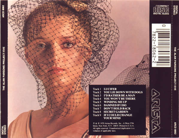 Alan Parsons Project - Eve CD Import
