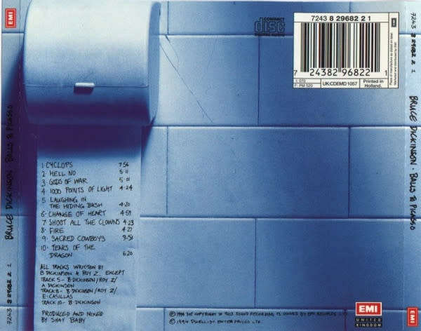 Bruce Dickinson - Balls To Picasso CD Import
