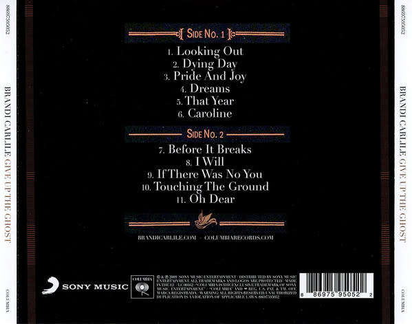 Brandi Carlile - Give Up the Ghost CD Import