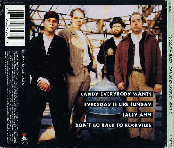 10,000 Maniacs - Candy Everybody Wants CD Maxi Single Import