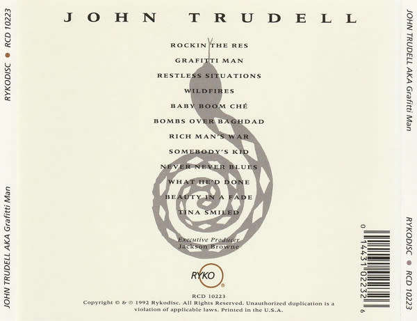 John Trudell - AKA Grafitti Man CD Import