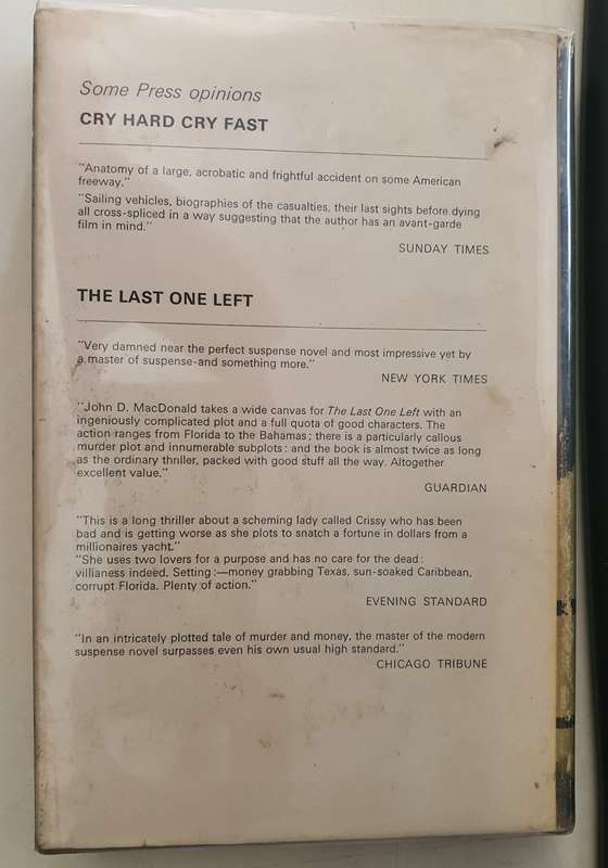 John D. MacDonald - Border Town Girl First Edition UK 1970