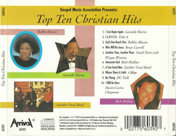 Various - Gospel Music Association Presents: Top Ten Christian Hits CD Import