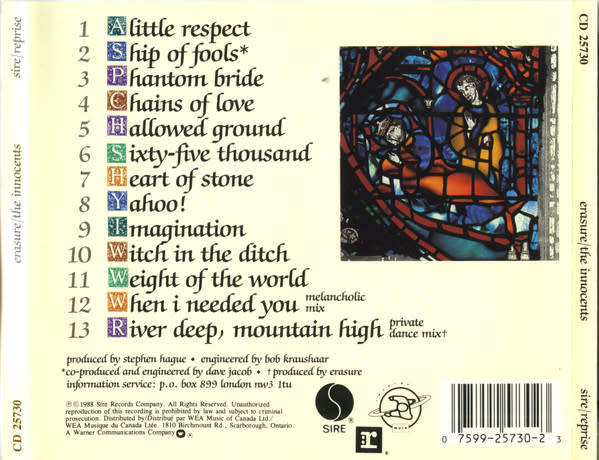 Erasure - The Innocents CD Import